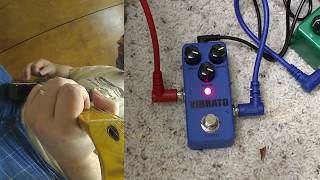 KOKKO VIBRATO Electric Guitar Effect Pedal [upl. by Notgnirrab]