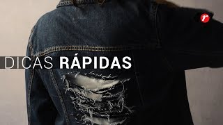 DICAS RÁPIDAS  Como Customizar Jaqueta Jeans Destroyed [upl. by Robinette434]