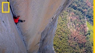 El vídeo de ESCALADA sin cuerda más peligroso ALEX HONNOLD  National Geographic en Español [upl. by Ayeka]