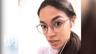 Alexandria OcasioCortez documented her first week in Washington on Instagram [upl. by Eugenia277]