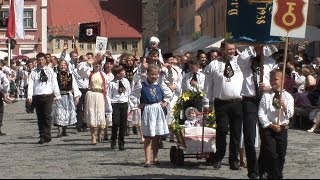 Dinkelsbühl 2014  Trachtenumzug mit allen Teilnehmern  Heimattag der Siebenbürger Sachsen [upl. by Aira928]