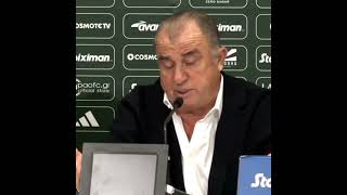 Fatih Terim Panathinaikos diyemedi [upl. by Ahseral]