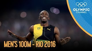 Mens 100m Final  Rio 2016 Replay [upl. by Zsolway]