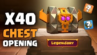 🎁 Opening 40 Chests in Clash of Clans  Krsna Clans coc clashofclans krsnaclan [upl. by Alabaster364]