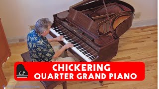 Chickering Quarter Grand Piano for Sale  Living Pianos Vintage Showcase [upl. by Eiramnwad]