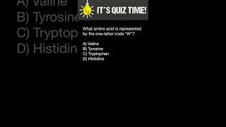 Amino acidss one letter code quiz  8 [upl. by Enier]