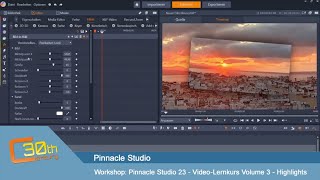 Highlights VideoLernkurs Volume 3  Pinnacle Studio 23 [upl. by Acinod]