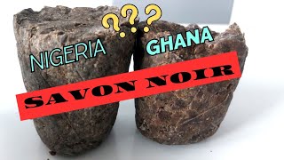 Comment reconnaître le savon noir du Ghana et celui du Nigeria imperfections peau [upl. by Repooc]