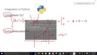 Integration Symbolic and Numeric with Python [upl. by Pernick]