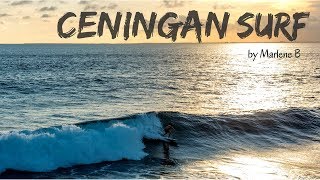 Surf at Mahana Point Nusa Ceningan Bali Indonesia  April 2018 [upl. by Elias]