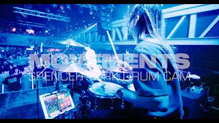 MOVEMENTS  4K  SPENCER YORK DRUM CAM  FULL SET  THE GARAGE GLASGOW  261123 [upl. by Kamp208]