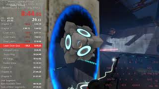 Portal 2 Speedrun Mod Celeste Mode 100 Speedrun in 5146 [upl. by Tarryn915]