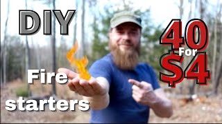 DIY fire starters Cheap and easy [upl. by Brockwell]