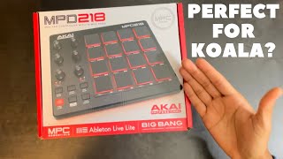 Is the Akai MPD218 the Perfect Controller for Koala Sampler [upl. by Nnair821]