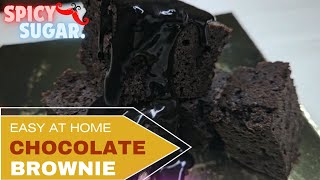 Eggless Brownie Recipe  Brownie recipe  Chocolate Brownie Recipe  Fudgy Brownie  Dessert Brownie [upl. by Sihtnyc]