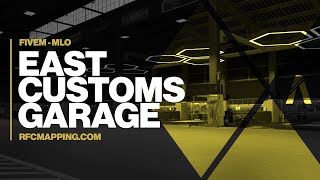 East Customs Garage Car Workshop Tuner Shop Fivem Mlo [upl. by Kali]