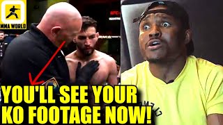 You wont believe what this Referee told to UFC Fighter after he got knocked outJake Paul roasted [upl. by Edahs699]