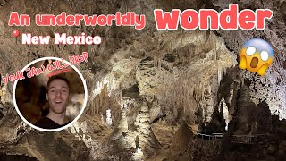 Exploring an underground cathedral of caves 🤯  New Mexico Places To Visit [upl. by Bej]