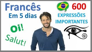 Aprender Francês em 5 dias  Conversação para iniciantes [upl. by Schnurr961]