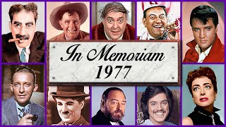 In Memoriam 1977 Famous Faces We Lost in 1977 [upl. by Mellisa]