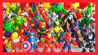 Playskool HEROES Super Hero Adventures Colección MARVEL AVENGERS [upl. by Hardunn603]