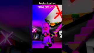 Roblox kodları veriyorum ✨✨roblox roblox part1 keşfetbeniöneçıkar [upl. by Aimak231]