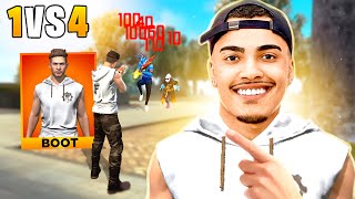 FINGI SER INICIANTE E SURPREENDI A TODOS SOLO VS SQUAD  FREE FIRE [upl. by Steiner]