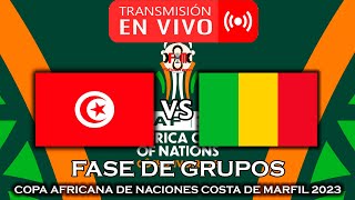 TÚNEZ 🇹🇳 VS 🇲🇱 MALI EN VIVO  COPA AFRICANA DE NACIONES 2023  FÚTBOL MAGNO [upl. by Cynthy]