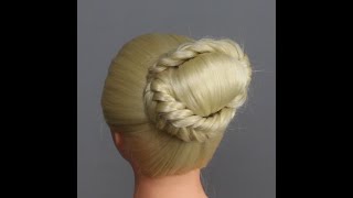 braided high bun hairstyles [upl. by Joanna]