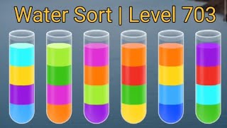 Water Sort  Level 703 [upl. by Muhammad]