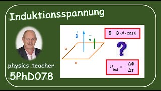 Physik 5PhD078 Induzierte Spannung [upl. by Ohaus]