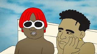 KYLE  iSpy feat Lil Yachty Lyric Video [upl. by Riatsila]