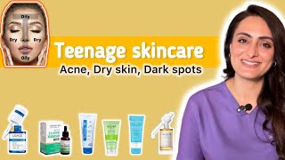 Teenage skin care  Oily  dry normal combination skin  Dermatologist recommends [upl. by Avrenim]