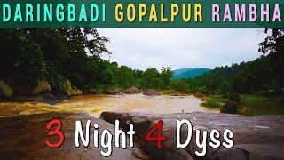 Daringbadi Tour Plan  3 Nights 4 Days Daringbadi Tour  Gopalpur Tour [upl. by Artenak464]