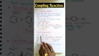 💥 Coupling Reaction 🔥🔥🔥shorts neet iitjee jeemains boards [upl. by Kenaz988]