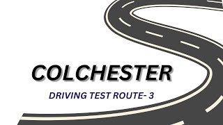 Colchester Driving Test Route 3 [upl. by Ima]