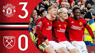 The Future Is Bright ✨🤩  Man Utd 30 West Ham  Highlights [upl. by Ahilam154]