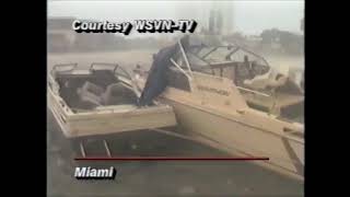 Hurricane Andrew  WSVN  19920824  12 noon approx [upl. by Seaden]