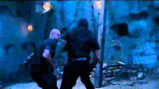 Sylvester Stallone vs Stone Cold Steve Austin THE EXPENDABLES [upl. by Aubin871]