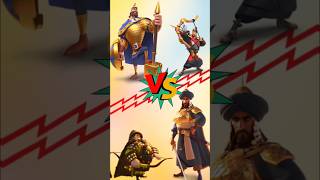 Charles MartelYi seongGye VS SaladinGenghis khan [upl. by Hosbein]