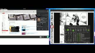 Showing off my Arch linux setup on my work laptop Dual Screen [upl. by Mian]