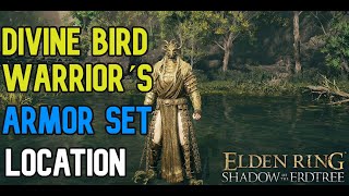 How to get Divine Bird Warrior Armor Set  Location Elden Ring DLC [upl. by Sirromad]