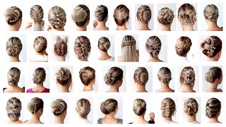 😍 EASY DIY Elegant Hairstyles Compilation 😍 Hairstyle Transformations [upl. by Mikael590]