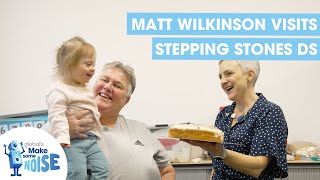 Hearts Matt Wilkinson visits one one of our charities Stepping Stones DS [upl. by Lebasile]