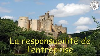 La responsabilité de lentreprise [upl. by Ayotak]