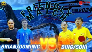 FRIENDLY MATCH 4 BRIANDOMINIC VS BINGSONI [upl. by Marsden]