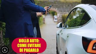 Come evitare di pagare il Bollo auto [upl. by Yesak215]