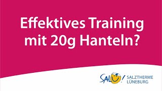 Effektives Training mit nur 20g Hanteln AquaFitness im SaLü Wasser Ihr idealer Trainingspartner [upl. by Metabel]