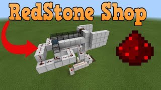 Minecraft Bedrock Edition Shop Redstone Tutorial Creation [upl. by Cullen]