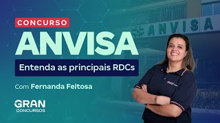 Concurso ANVISA Entenda as principais RDCs [upl. by Oinafipe]